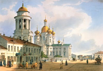 Die Jungfrau von Wladimir Kirche in St. Petersburg von Ferdinand Victor Perrot